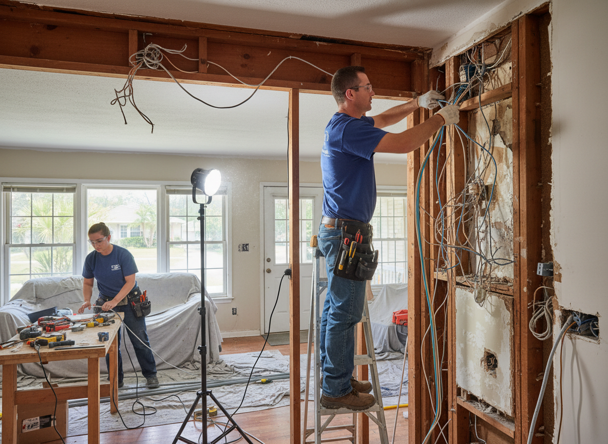 Whole House Rewiring in Clermont